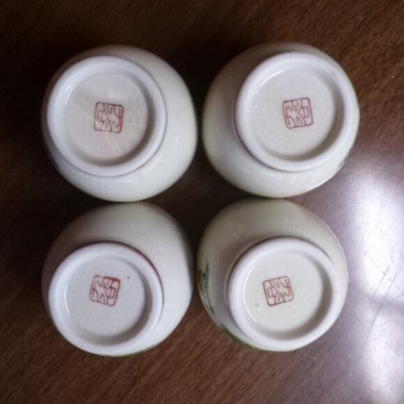 Vintage 1940s OMC Japan Tea Set | Autumn Fall Tea Set - Picture 14 of 16